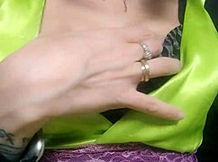 Chantal channels her sexy giantess stepmom in homemade lezdom scene