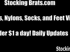 Let Me Admire Your Pantyhose Stockings