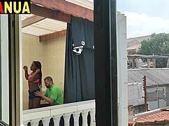 if my neighbor knew about the interracial blowjob at home