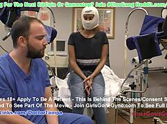 Latina teen Taylor Ortega tested for orgasms by doctor