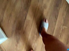 cute courier pervert fucked and cum in mouth for pizza