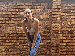 Tattooed Slut Pissing Indoors and Outdoors in Wild Compilation