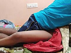 Hot teen 18+ wife got banged by sales boy with condom. XXX action unfolds.