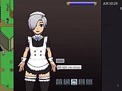 Imperial gatekeeper guards border with big tits 😍