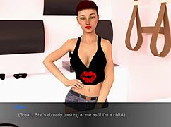 big tits and ass in 3d anime hentai game with erotic scenes