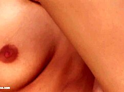 Stracy and Nea intensely lick pussies with toys in garden