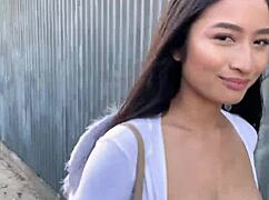 petite asian teen 18+ avery black fucked on public story