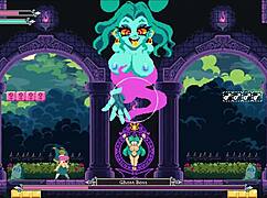 3D game with big tits and femdom action