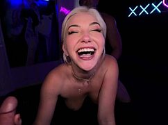 She lets guys fuck her teen ass hard!