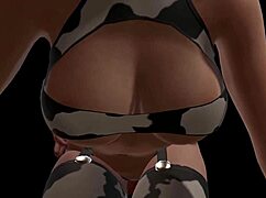 sexy milf cow bent over for doggy anal in 3d hentai