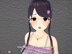 special harem class with violet 😏