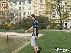 Coarse homo sex happening in a casual way