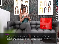 kate plays college game with coed babe