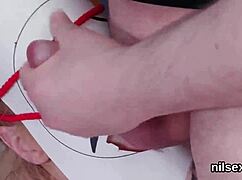 spicy chick brought to anus asylum for painful treatment, oops i mean anus asylum