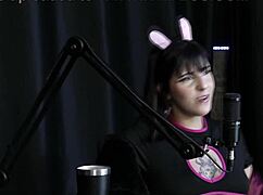 Brazilian Teen Yummi Paradise Poses in Sheer Red Lingerie