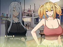summer clover harem hentai game ep 3 blonde nun orgasms during rough blowjob