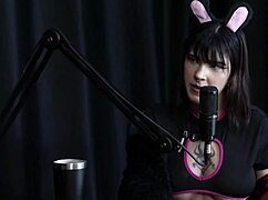 Brazilian Teen Yummi Paradise Poses in Sheer Red Lingerie