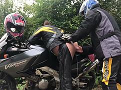 gay biker gets fisted by nymphofist in extreme anal scene