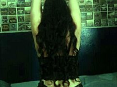 Adorable 18 yo asian is afraid to hurt during big cock fucking