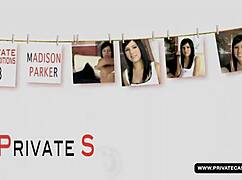 Madison Parker's first adult film audition in a private setting