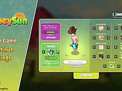 Redhead flight attendant starts honeysun gameplay intensely