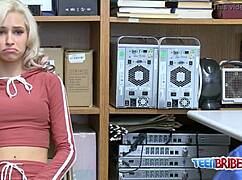 kiara moans as her cunt gets banged hard at the office