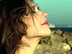 I’m stunned by Mila Azul’s big natural tits in Playboy striptease