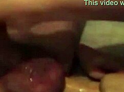 Wife ass fucks husband, milks prostate, shoots cum