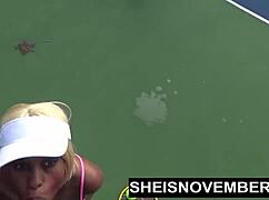 Oh dang, my face painted by huge cock, huge facial all over, grippin’ my big breasts!