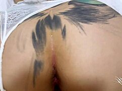 hot bunny bends over for whole cock in her ass