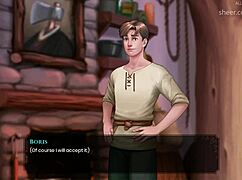 sleeping naked pixie with angry shepherd