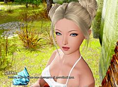 Complete gameplay of Ripples part 10 unfolds now. Asian coed gets wild in 3D cartoon action.