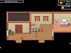 Hentai Game Spying on Bathroom Big Ass Scene