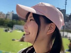 Japanese College Girl Turns Naughty in Hotel Homemade Blowjob