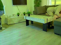 Latina Roleplay Sharing on Sofa