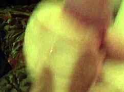 Chubby wife with hairy pussy gives pov hand-job in emotional intimacy