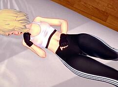 Spider Gwen Sweats After Workout Wants Rest Licking Adult Cock Version