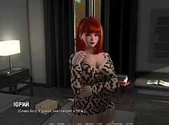 Horny Hentai Girlfriend Sucks Nipples in Big Tits Gameplay