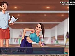 Gorgeous Threesome with Horny Lactating Milf in Cosplay Action