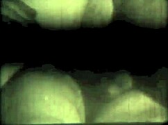 Vintage taboo scene with hairy pussy getting bent over doggystyle in retro outdoor action.