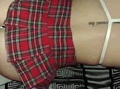 china cubana sucking my cock during rough holiday fun