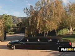 is that hot brunette sucking a big cock in front of her man?