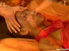 Mature ladies learning massage techniques together