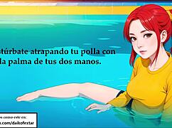Want to see naughty hentai joi in the pool? Spanish voice!