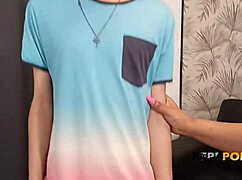 Jennifer Dominic Overwhelms Young Mr. Paz with Massive Tits