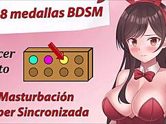 in this joi adventure role hentai she wins the third medal with bdsm jerk off instructions