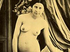 Steam age porn features blowjob and hairy pussy fucking.