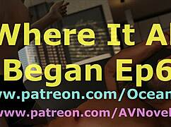 where the brunette anime hentai story began in episode six