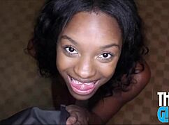 Black Teen's Perfect Body Drives Me Wild While Sucking