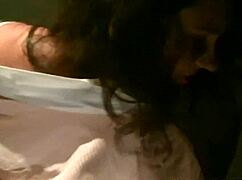 Brunette picks up black cock for cash outdoors